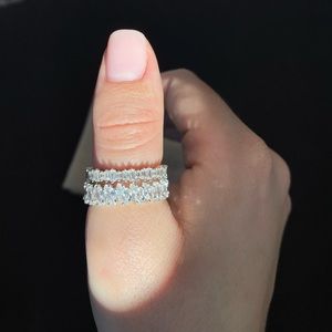 Brenari Baguette & Marquise Eternity Bands